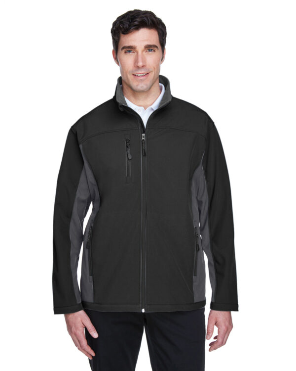 Devon & Jones Men's Soft Shell Colorblock Jacket - Image 4